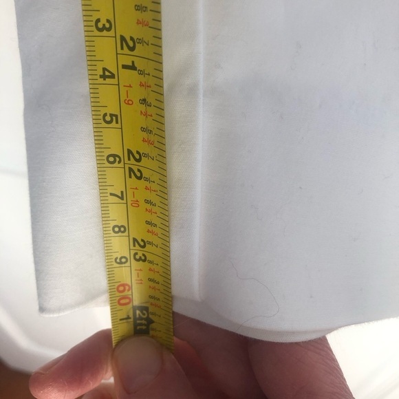 Dalia Crisp White Tapered  Crop Size 10 Trousers - Picture 7 of 12